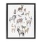 Stupell Industries Simple Africa Animals Floating Frame, design by Cecilia Battaini